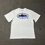 Wholesale foreign trade corteiz devil's island letter logo print short sleeve fog high street couple oversized t-shirt
