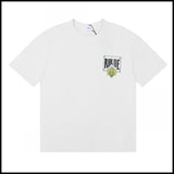 American trend rhu marlboro high definition printing de casual round neck short sleeve t-shirt export wholesale