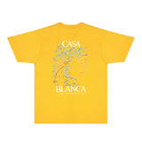 Casablanca T Shirts Fashion Print Street