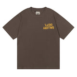 American gallery dep basic letter classic logo short-sleeved men