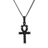 Jewelry Diamond Ancient Egyptian Anhe Key Pendant Crosses Egypt Pieces Ankh