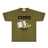 Casablanca T Shirts Fashion Print Street