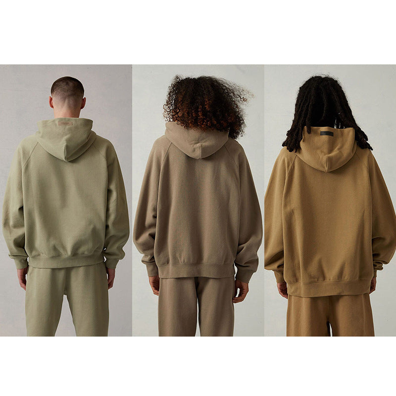 Fog Essentials Hoodie Flocking Logo Fleece Loose Hooded Sweater