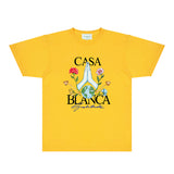 Casablanca T Shirts Fashion Print Street