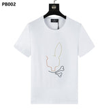 Psy wholesale american cho bunt-shirt colorful skull rabbit gradient letterprintingcouple short