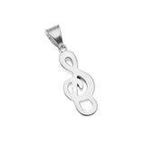 Jewelry Music Note Pendant Necklace Couple Personality Pendant St. Valentine's