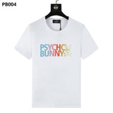 Psy wholesale american cho bunt-shirt colorful skull rabbit gradient letterprintingcouple short