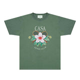Casablanca T Shirts Fashion Print Street