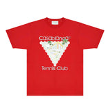 Casablanca T Shirts Fashion Print Street