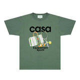 Casablanca T Shirts Fashion Print Street