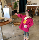 Girl Jacket Boys and Girls Sweater Printed Letter Fleece