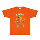Casablanca T Shirts Fashion Print Street