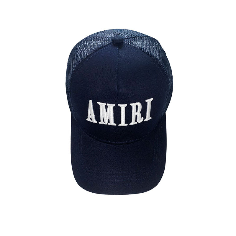 Amiri Hat Embroidered Mesh Adjustable Sun Hat