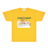 Casablanca T Shirts Fashion Print Street