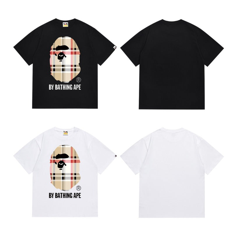 B@pe tshirtsssummer ape head little monkey camouflage short-sleeved round neck t-shirt