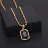 Jewelry Hip Hop Diamond Set Jewel Pendant Necklace Spectrum St. Valentine's