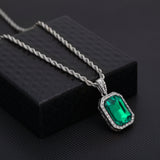Jewelry Hip Hop Diamond Set Jewel Pendant Necklace Spectrum St. Valentine's