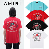 Wholesale amri little angel crane peace bird digital gradient letter logo couple's short set