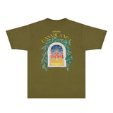 Casablanca T Shirts Fashion Print Street