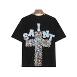 Wholesale billin hip-hop high street cartoon graphic dropped shoulder couple's short sleeve t-shirt
