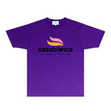 Casablanca T Shirts Fashion Print Street
