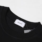 Rhude T Shirts Gothic Letter Badge Printing Cotton Casual Crew Neck Short Sleeve Men and Women