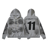 HS Hoodies Washed Aging Process