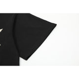 Vlone T Shirt Spring Summer Rivet Letter Crew Neck