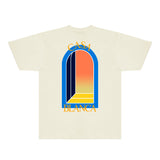 Casablanca T Shirts Fashion Print Street