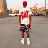 Eric Emanuel EE Shorts Inkjet Shorts Men's and Women's Casual Mesh Quick-Drying Shorts