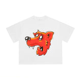 Wholesale billin hip-hop high street cartoon graphic dropped shoulder couple's short sleeve t-shirt