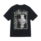 Three-label short-sleeve summer men's relaxed fit high-quality t-shirt