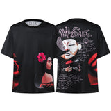 Cross-border american blockcore style patch embroidery t-shirt v-neck sports football uniform mesh quick-drying
