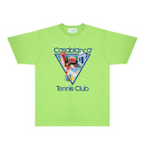 Casablanca T Shirts Fashion Print Street