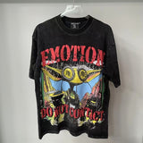 Wholesale american streetwear mixed emotion hotfix rhinestone print short sleeve t-shirt, hoodie, sweatpants, and jacket set