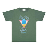 Casablanca T Shirts Fashion Print Street