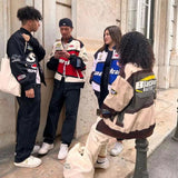 Unisex Baseball Jersey Vintage Racing Jacket