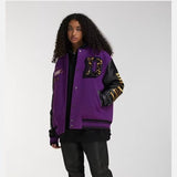 Unisex Baseball Jersey PU Leather Casual Jacket