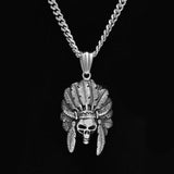 Jewelry Indian Chief Pendant