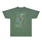 Casablanca T Shirts Fashion Print Street