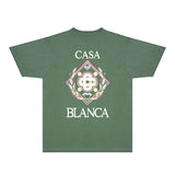 Casablanca T Shirts Fashion Print Street
