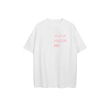Ac letter print high street washed distressed vintage oversized short sleeve couple t-shirt