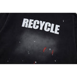 Gallery Dept Hoodie Loose Casual Distressed Hoodie