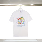 Foreign trade summer casa blanca letter print casual loose fit short sleeve t-shirt