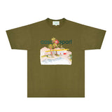 Casablanca T Shirts Fashion Print Street