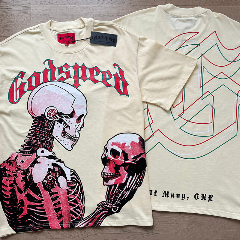 Godspeed T-Shirt Retro Fantasy Pattern