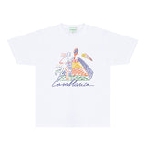 Casablanca T Shirts Fashion Print Street