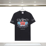 Foreign trade summer casa blanca letter print casual loose fit short sleeve t-shirt
