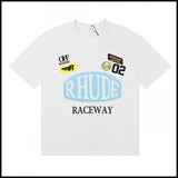 American trend rhu marlboro high definition printing de casual round neck short sleeve t-shirt export wholesale