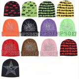 Sp5der Knitted Beanie Wool